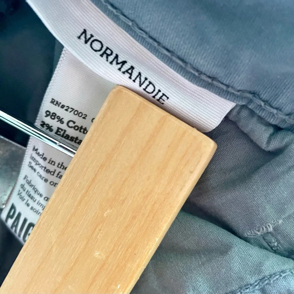 Paige Normandie Mens Slim Straight Leg Denim Jeans 28X30 Gray 28 - Picture 13 of 13